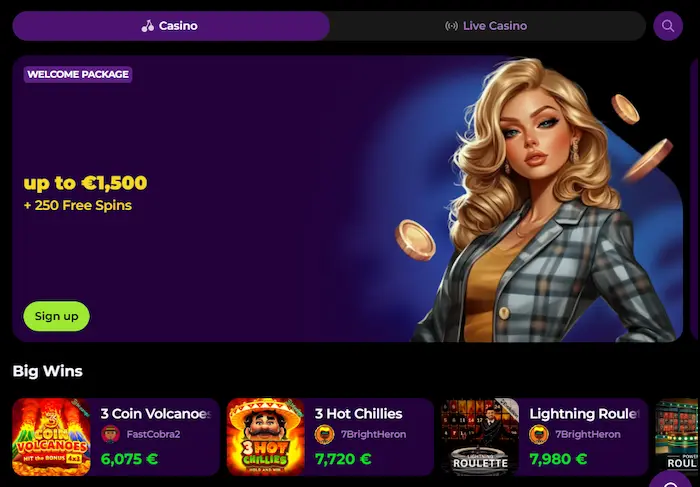 SpinMama Casino bonus